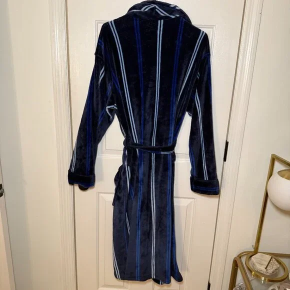 Joe Boxer Striped Robe - Picture 6 of 7